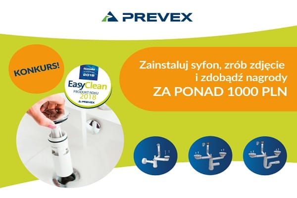 Jeden syfon Prevex – nagrody za ponad 1000 zł! Jeden syfon Prevex – nagrody za ponad 1000 zł!