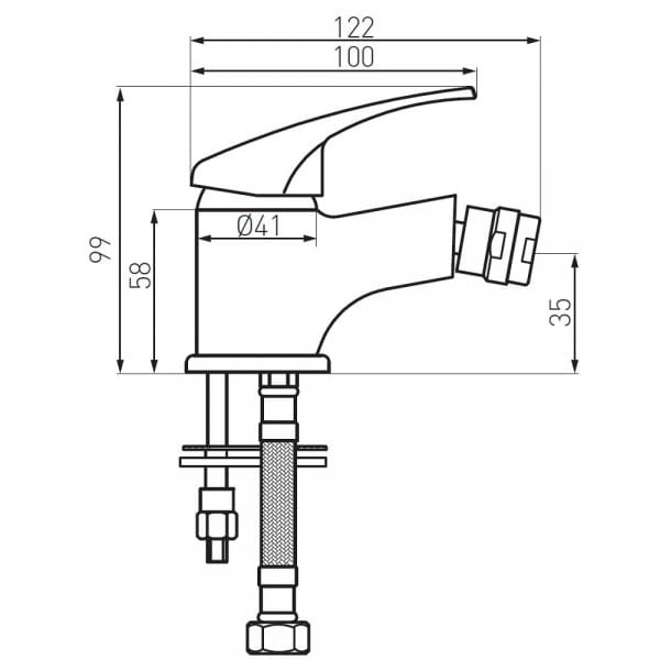  Bateria DELFIN RISO bidetowa rysunek