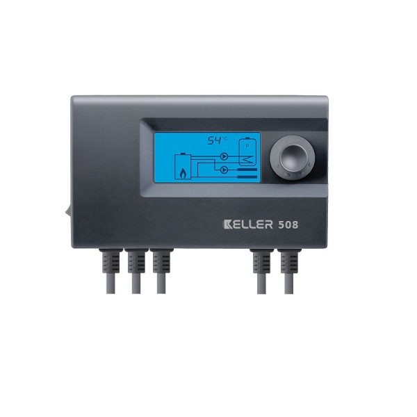 Sterownik elektroniczny KELLER do kotła na paliwo stałe z 2 pompami c.o. i c.w.u.
