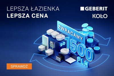 Odbierz gotówkę za zakupy Geberit i Koło! 
