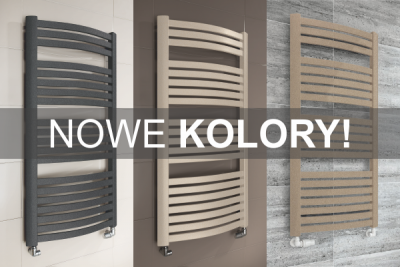 Grzejniki łazienkowe DELFIN EXCLUSIVE - nowe kolory