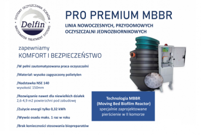 Delfin - systemy oczyszczania ścieków