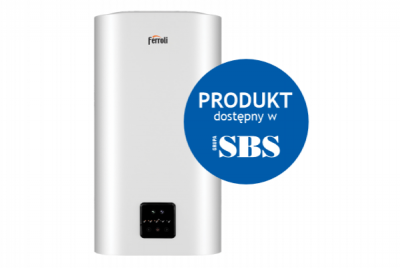 TITANO TWIN WI-FI elektryczne podgrzewacze wody od Ferroli dostępne tylko w Grupie SBS!