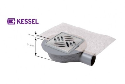 Must have instalatora: Wpust łazienkowy Ultraflat od marki KESSEL