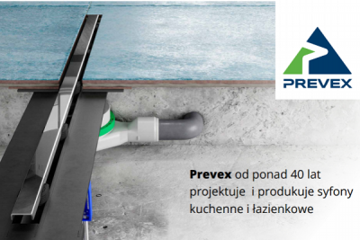Prevex: od ponad 40 lat projektuje i produkuje syfony kuchenne i łazienkowe