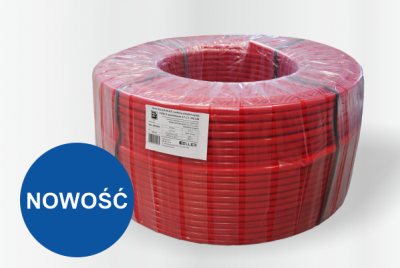 Kultowa czerwona rura KELLER PE-RT 17x2 od dziś również w kręgach 400 mb!