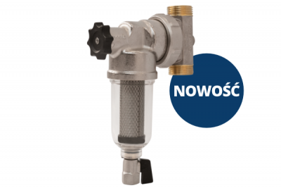 NOWOŚĆ: Separator zanieczyszczeń KELLER z filtrem i głowicą obrotową 