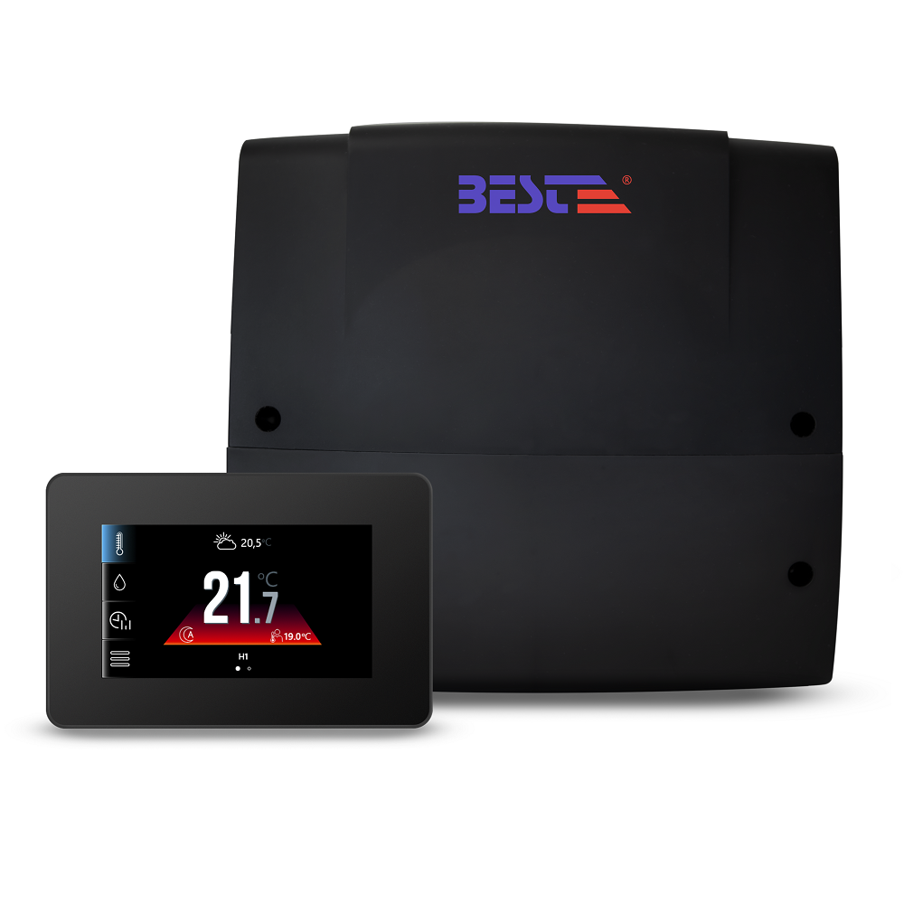 Hybrydowy multiregulator ecoMULTI do pomp ciepła Athena R32 z modułem internetowym WiFi