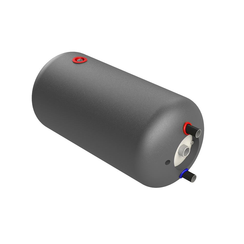 Bojler elektryczny z wężownicą poziomy 60l Bojler elektryczny z wężownicą poziomy 60l